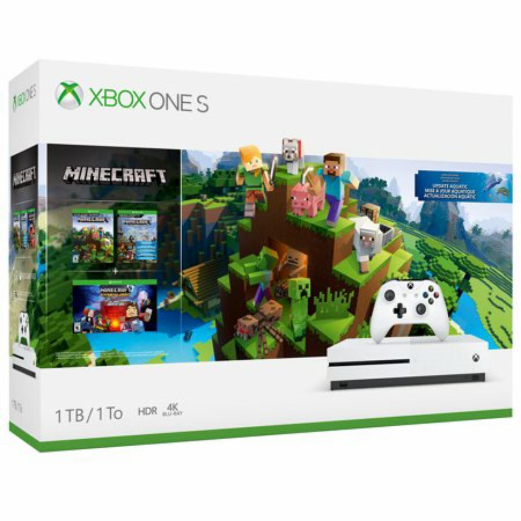 Xbox One S 1tb  incluye Minecraft