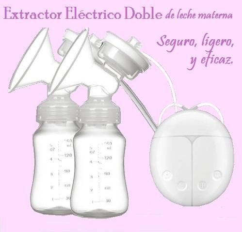 Extractor Electrico de leche materna Doble Seguro Eficaz