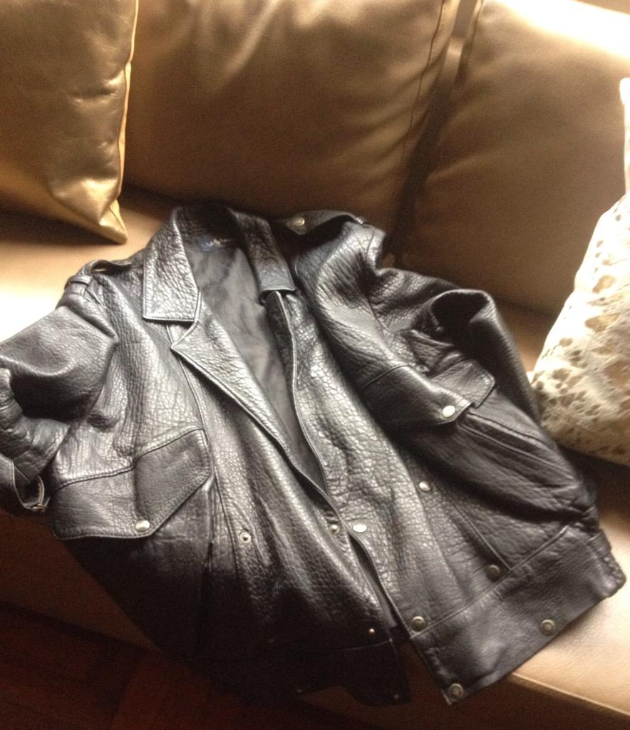 Polo Ralph Lauren Biker Leather Jacket Large