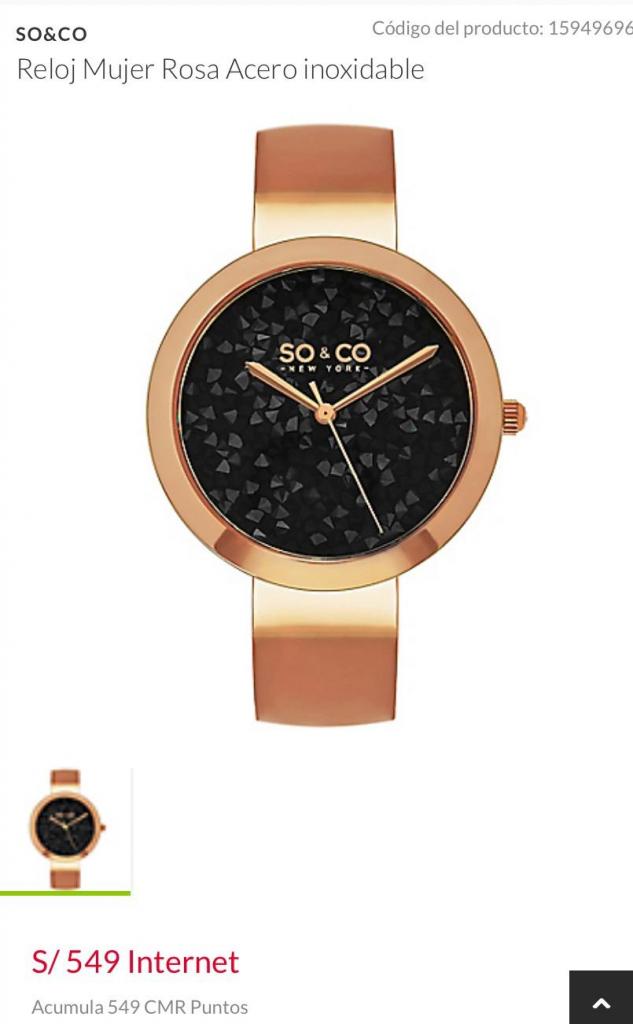 Reloj So&Co Gold Nuevo