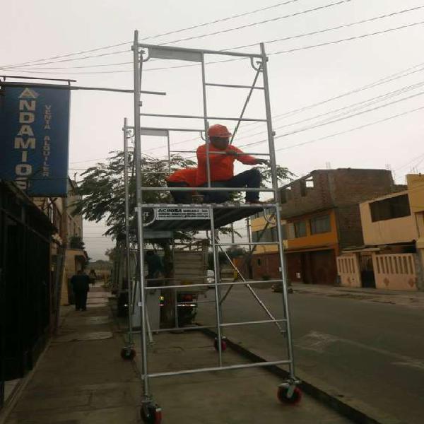 Alquiler de andamios en Lima
