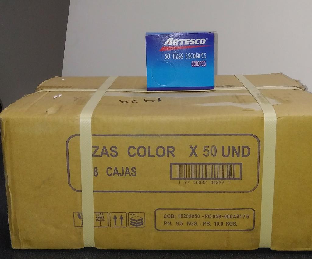 Caja de Tizas de Color Artesco 50 Cajas
