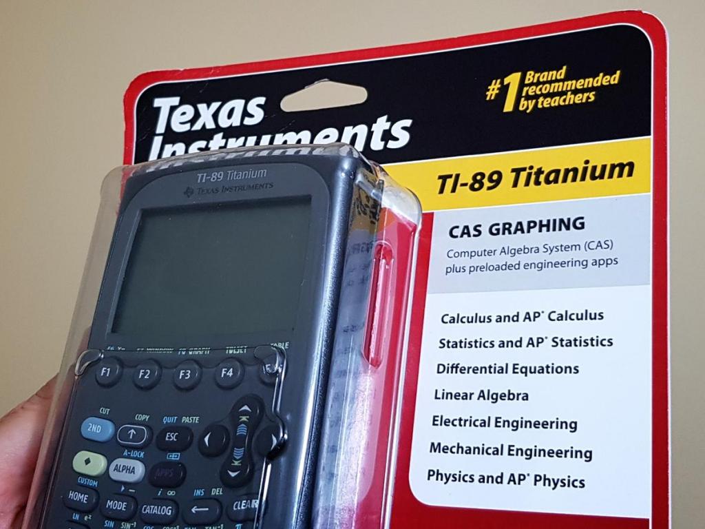 Calculadora Ti 89 Titanium Texas Instruments Gráfica