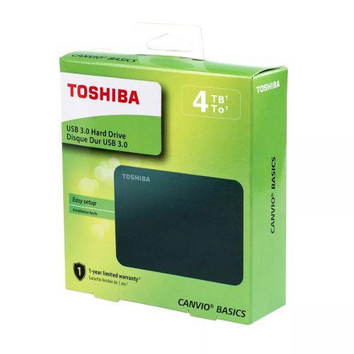 Disco Duro Externo Toshiba Canvio Basics 4 Tb Usb 3.0 Negro