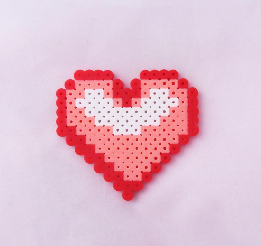 Hama Beads Corazón para regalar a alguien especial