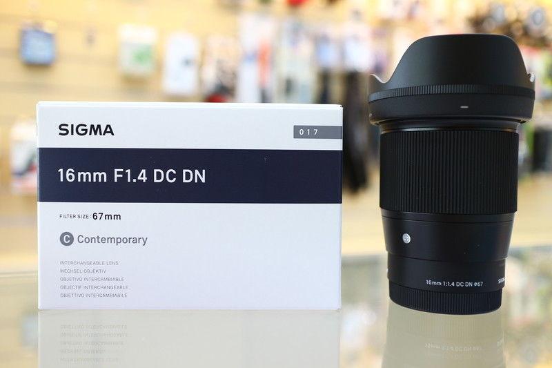 Lente Objetivo 16MM F1.4 Sigma para montura Sony E