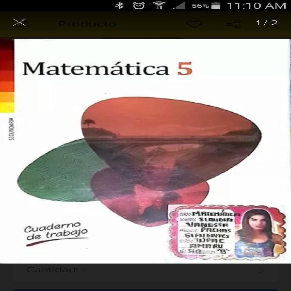 Libro de Matematica para 5to Secundaria