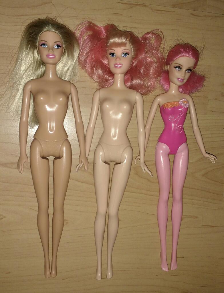 Remato Lote de 3 Muñecas Barbie