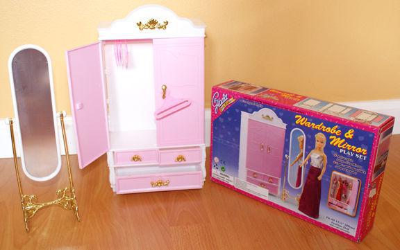 l Barbie, Gloria, Muñecas, Ropero Accesorios.