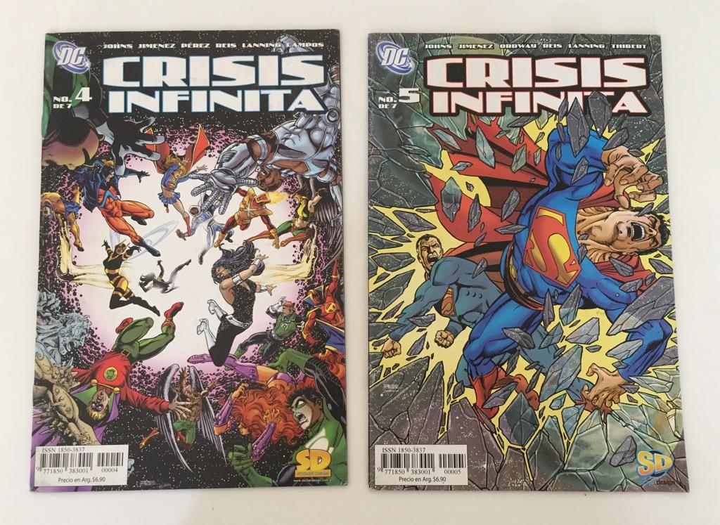 Comics Crisis Infinita Dc