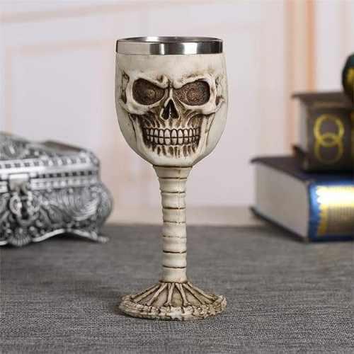 Copa De Resina Modelo Skull Cráneo Cáliz Vaso Taza Mug