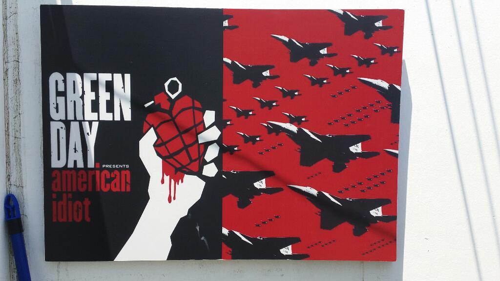 Greenday American Idiot Vinil 70x50