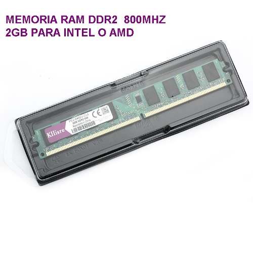 Memoria Ram Ddr2 Bus 800mhz 2gb Intel O Amd