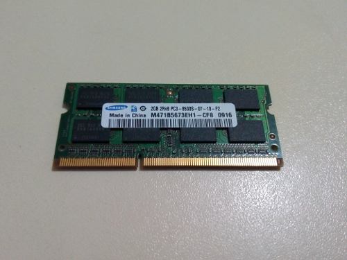 Memoria Ram Laptop Ddr3 2gb Samsung s  Mhz