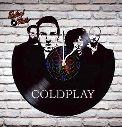 Reloj De Vinilo Retro Coldplay Regalos