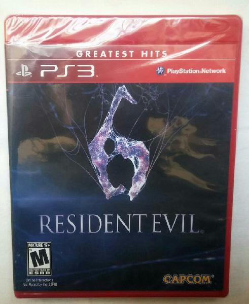 Resident Evil 6 Ps3 Nuevo y Sellado stock
