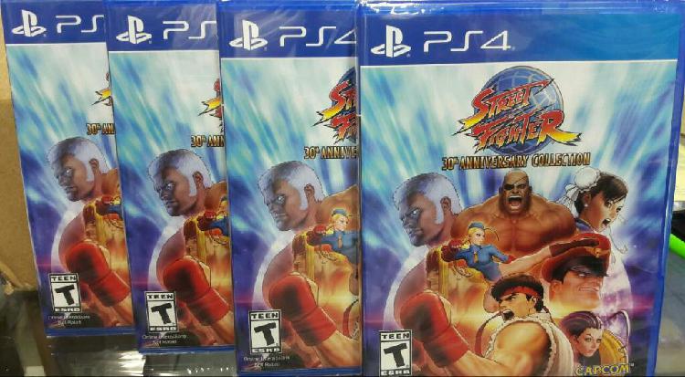 Street Fighter 30th anniversary Collection Ps4 Nuevo Y