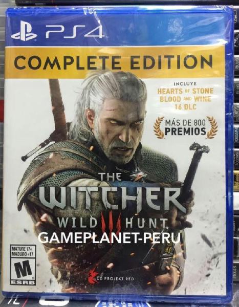 The Witcher 3 Wild Hunt Edicion Completa ps4 Nuevo Sellado