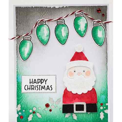 Troquel Papa Noel,scrapbook,navidad,regalo,big Shot,santa