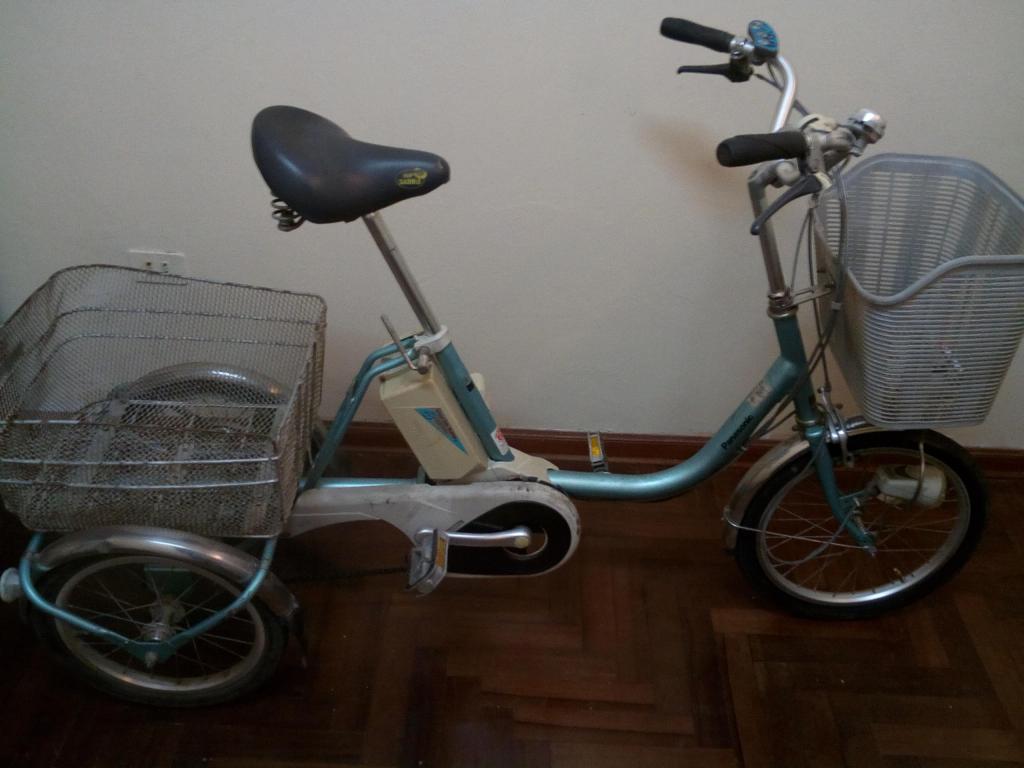 panasonic triciclo electrico bicicleta