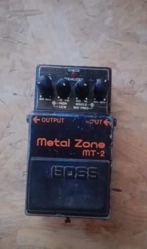 Boss Metalzone pedal de guitarra distorsion