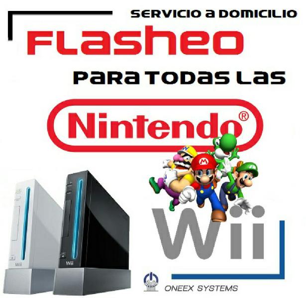 Flasheo de Nintendo Wii a Domicilio