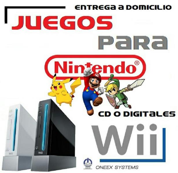 Juegos de Nintendo Wii a Domicilio