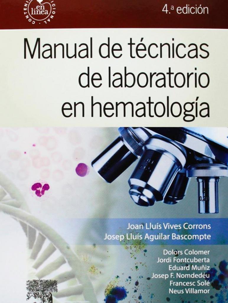 Manual de técnicas de laboratorio en hematología 4ta