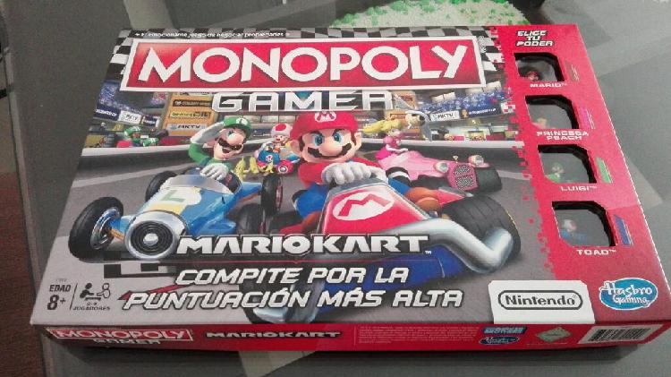 Monopolio Nuevo Mario Kart Original