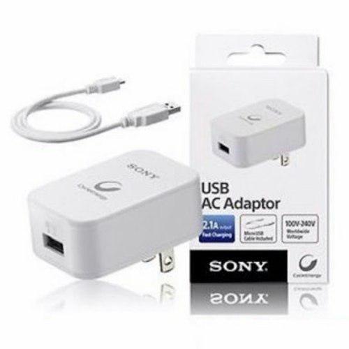 Cargador Sony Cable Usb Ac/ Cp-ad2-carga Rapida 2.1a Originl
