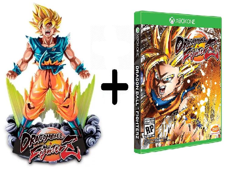 Dragon Ball Fighter Z Escultura Goku Original Xbox One