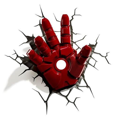 Lámpara Decorativa Marvel Iron Man Hand 3d