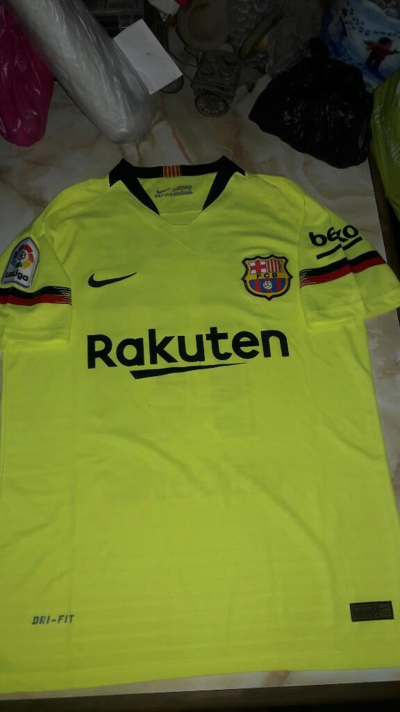 Camiseta Barcelona Amarillo Messi