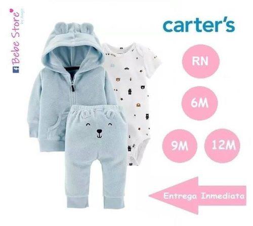 Carter's: Set 3 Piezas Osito Bebe Niño