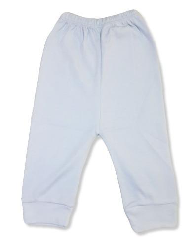 Cómodo Pantalón Azul Sin Pies Para Bebés