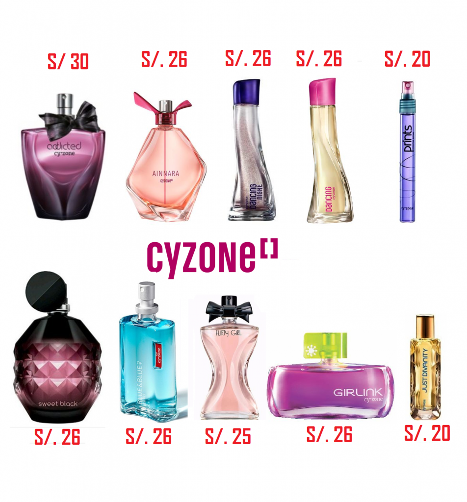 Fragancias de Cyzone en LIquidacion