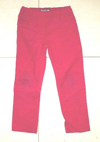 Pantalon Corduroy Rojo Para Niña. Casi Nuevo Talla 4