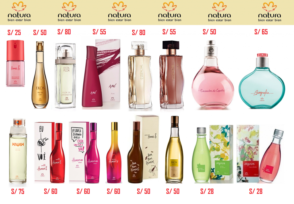 Perfumeria de Natura en liquidacion