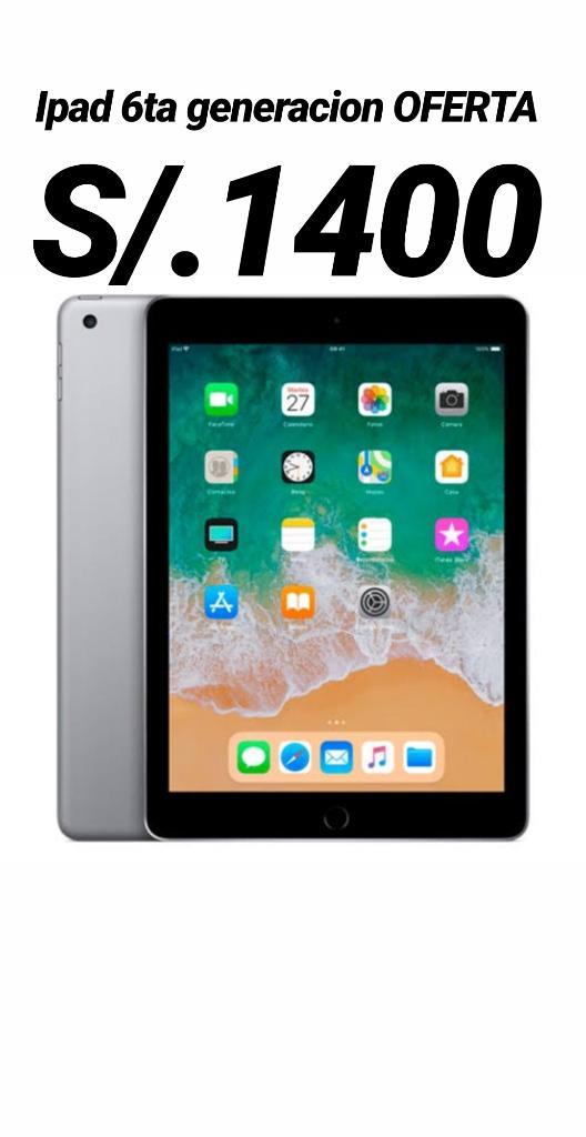 iPad 6ta Generacion Sellado Garantia 1añ
