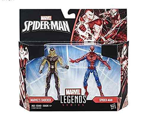 Marvel Legends Spider-man & Shocker Figures 2-pack, 3.75-inc