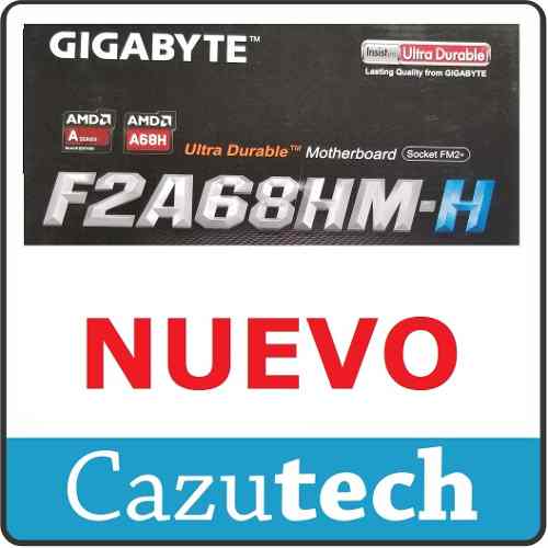 Motherboard Gigabyte Ga-f2a68hm-h, A68, Fm2+, Placa Fm2