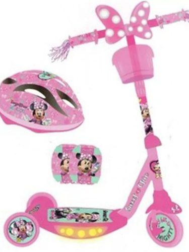Scooter Minnie Disney Con Set De Protección