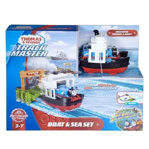 Tren Thomas Trackmaster Playset Boat And Sea Set