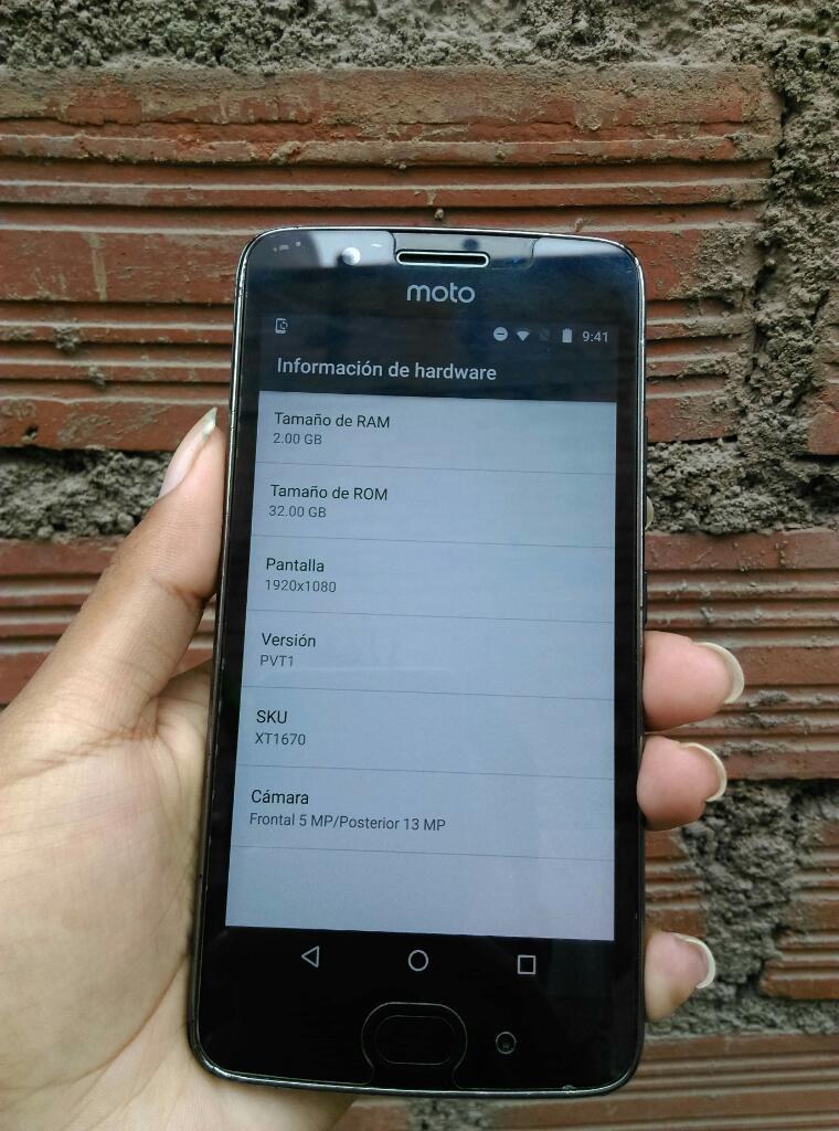 Moto G5 Detalle