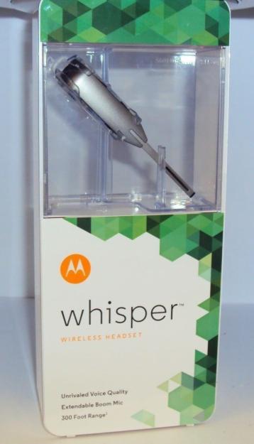Motorola Whisper Hz850 Handsfree Wireless Bluetooth Headset