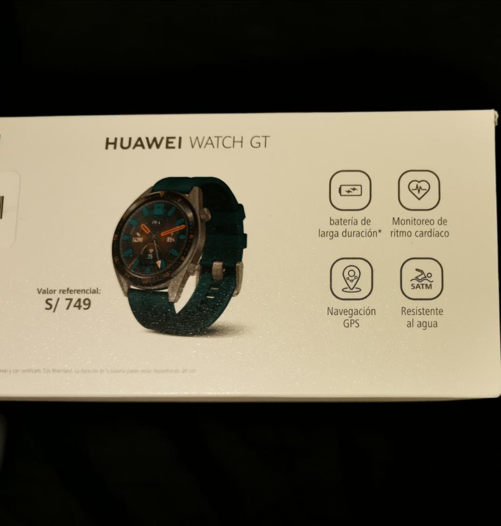 Smartwatch Huawei Gt Sellado Acuático