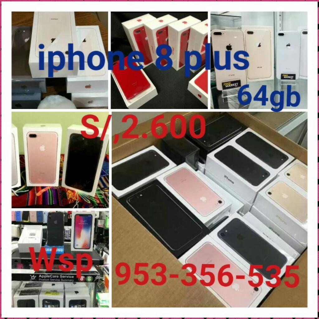 iPhone 8 Plus 64 Gb Nuevos en Cajas