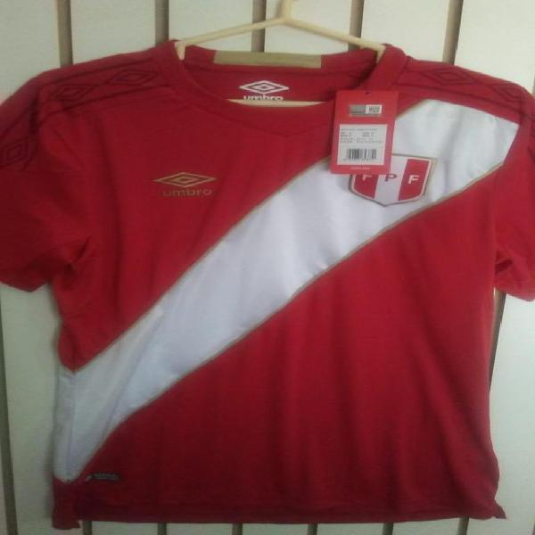 Camiseta Alterna Umbro Peru 2018 Original Nuevo