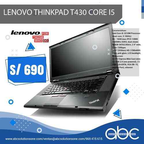 Laptop Lenovo Thinkpad T430 (De Segunda)