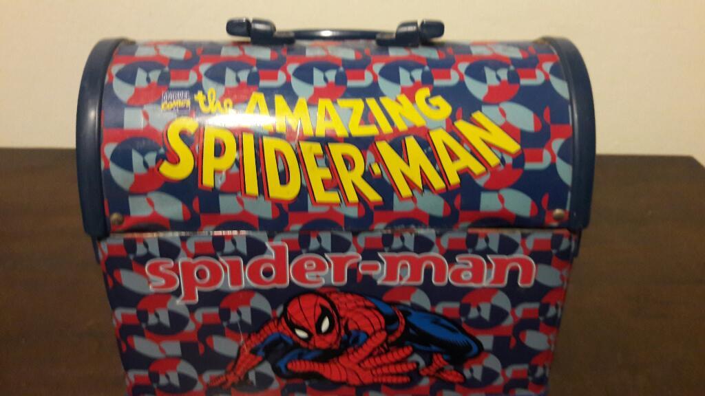 Lonchera de Lata Vintage de Spiderman